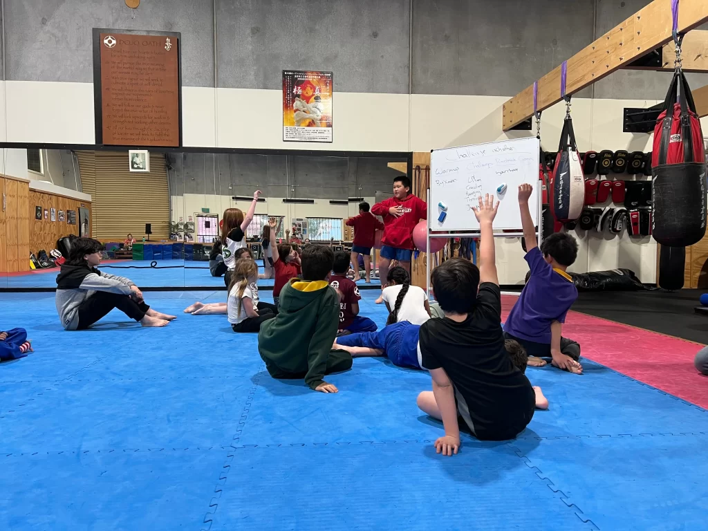 Fitness class for kids at Eltham Martial Arts Academy