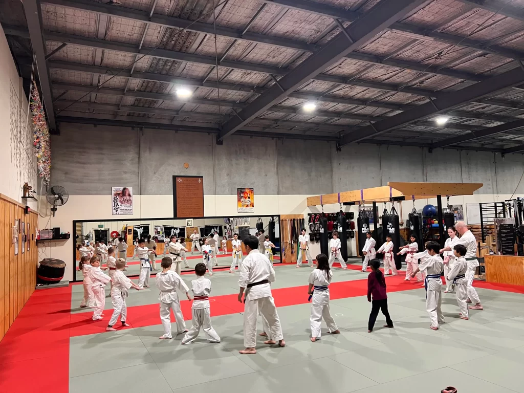 Kids Karate class At Eltham Martial Arts Academy, Australia