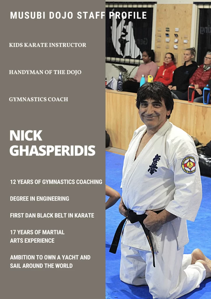 male kids Kyokushin Karate instructor in Eltham