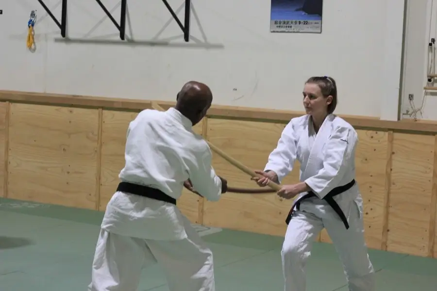 Weaponry class at Eltham Martial Arts Academy in Melbourne Australia